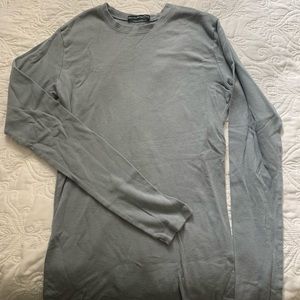 Long sleeve brandy top
